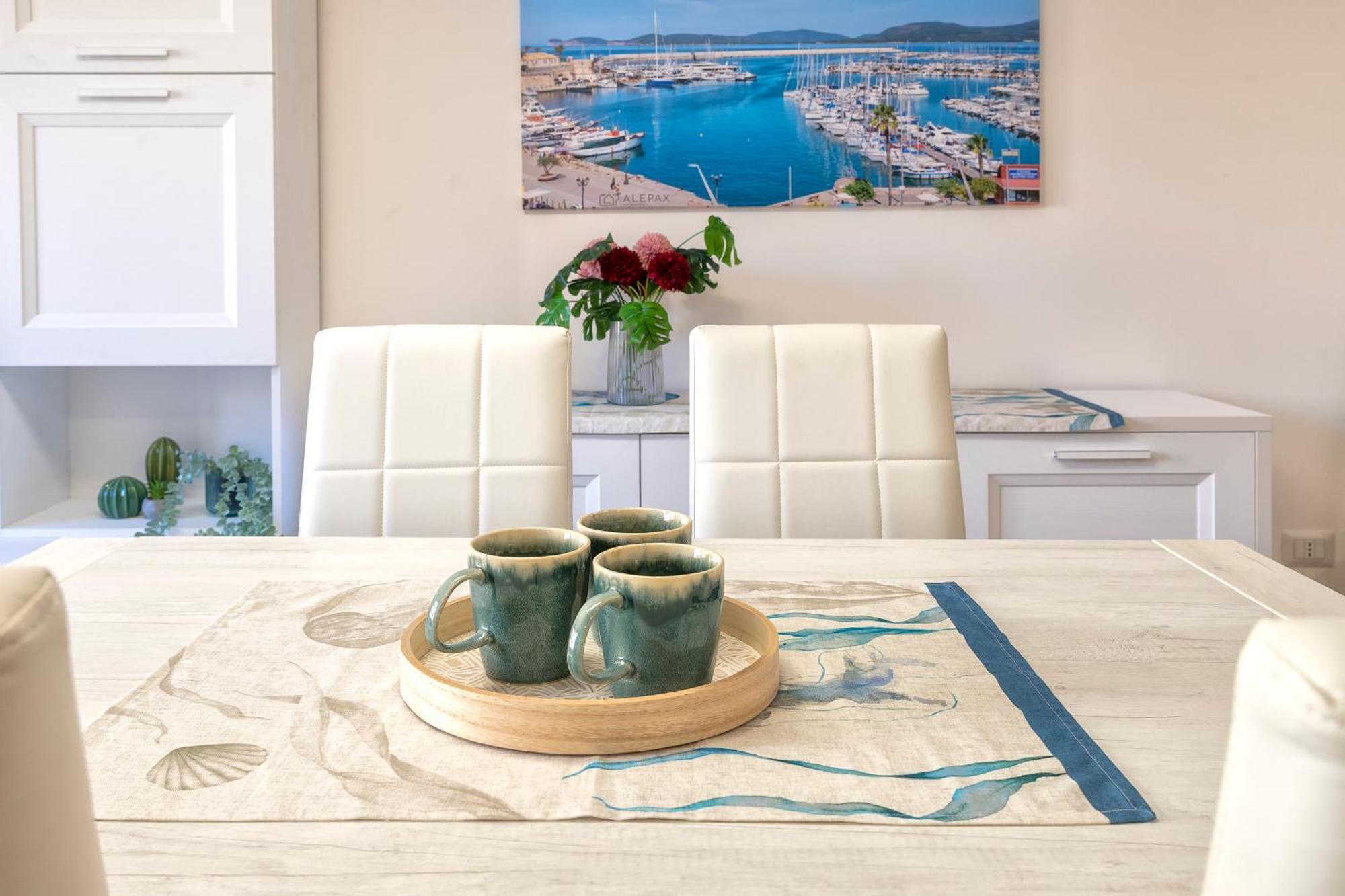 Pufferfish Apartment With Private Terrace Alghero Ngoại thất bức ảnh